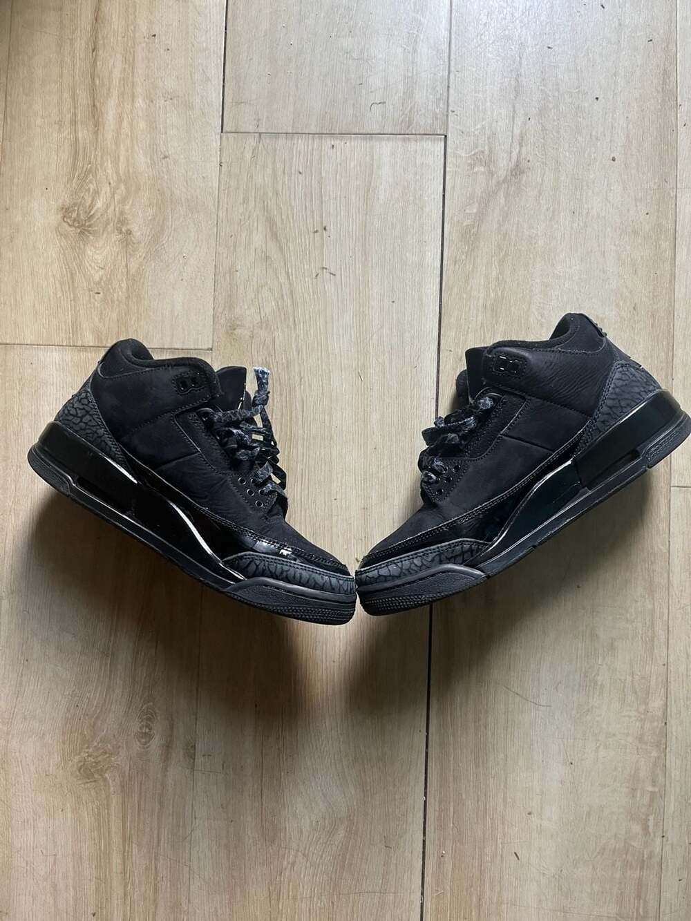 Air Jordan 3 Retro Black Cat Men's Sneakers